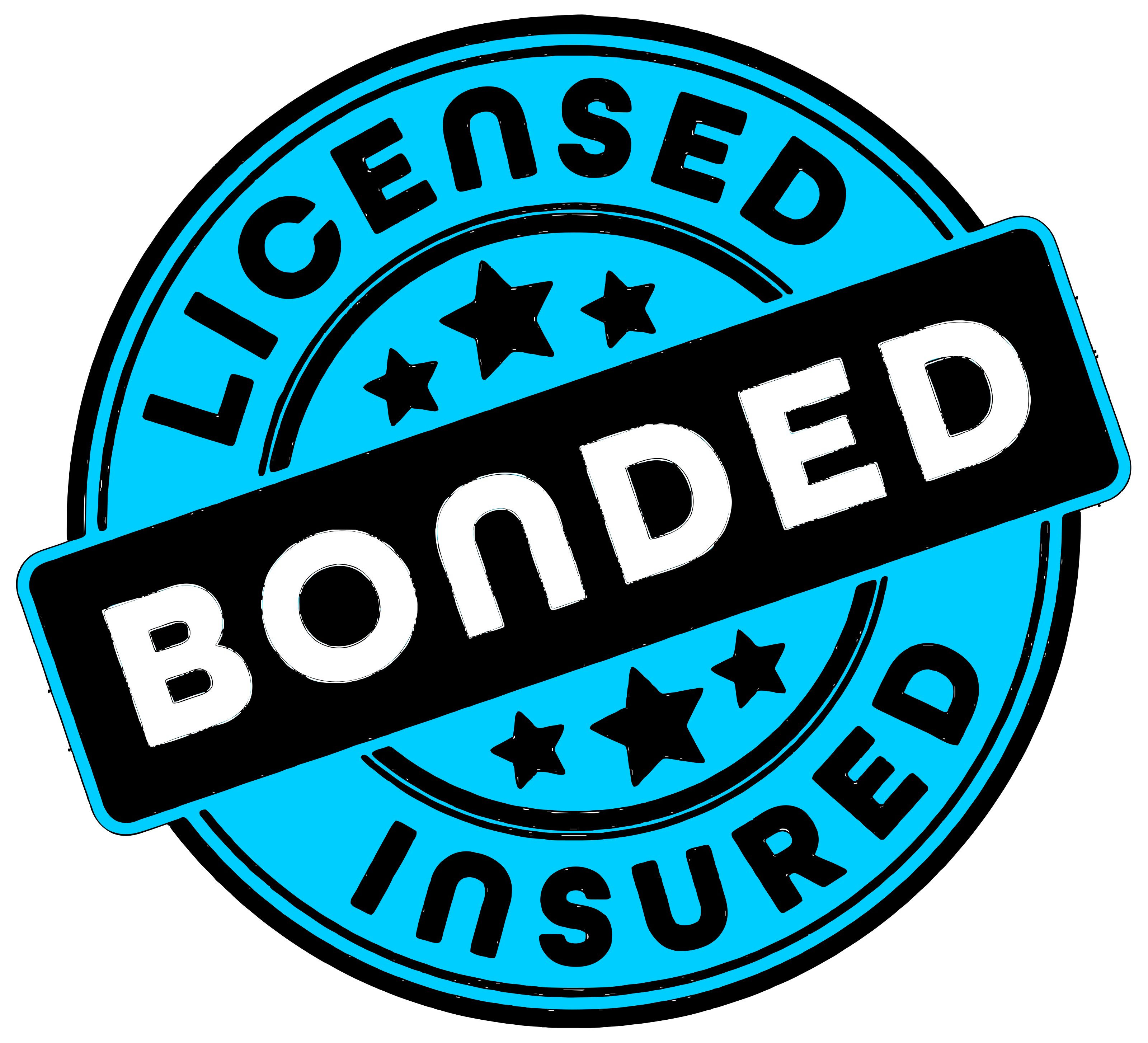 Licensed, Bonded and Insured badge